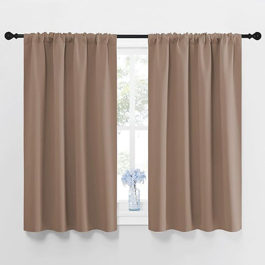 NICETOWN Kitchen Window Blackout Curtains