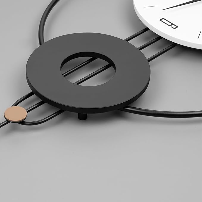 Decorative Wall Clocks for Living Room Decor, Large Modern Metal Wall Clocks