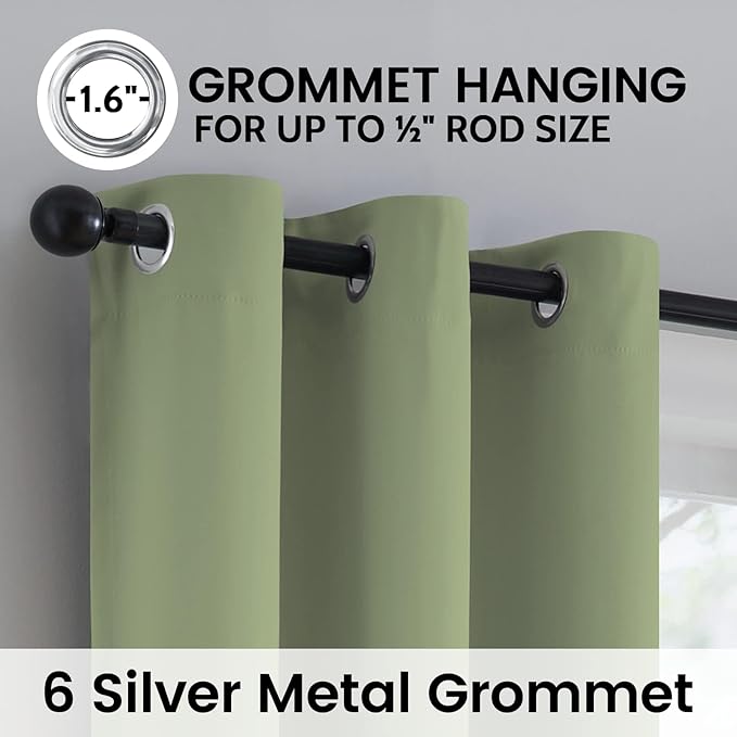 SimpleHome 100% Blackout Curtains
