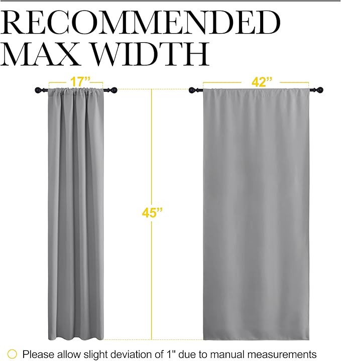NICETOWN Window Curtains for Bedroom