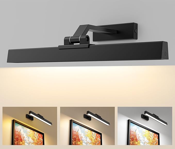 Picture Lights for Wall, Battery Operated Picture Light 16in Gallery Light for