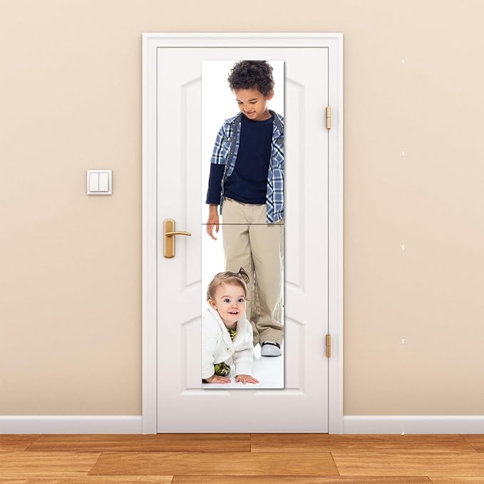 Unbreakable Full Length Wall Mirror, The Door Mirror, 2 Pack 24"x14", Acrylic