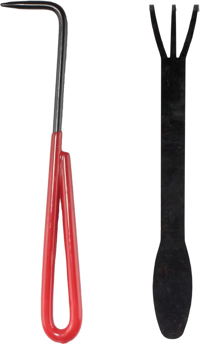 BambooMN Bonsai 2pc Set - 9" Root Pick and 9" Root Rake - 3 Sets