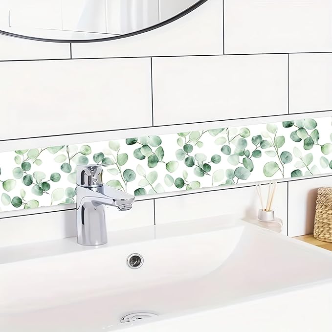 HOMETITUTE Wallpaper Border 4x196 Inch Peel and Stick Wall Border Wallpaper