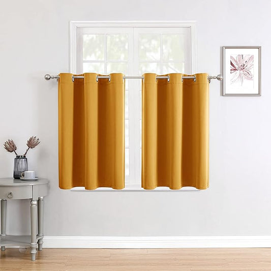 ChrisDowa Small Window Curtains