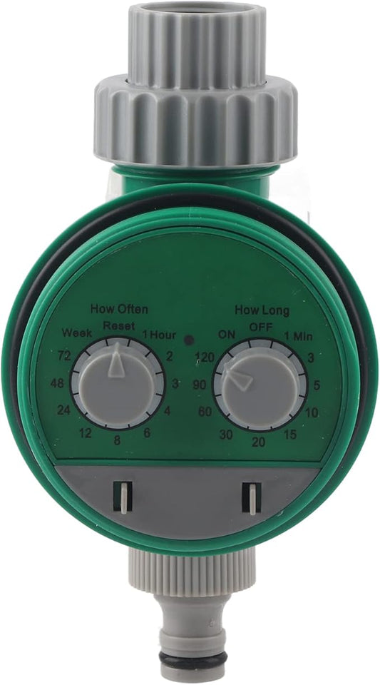 Electronic Garden Water Timer, Automatic Irrigation Controller, Smart Watering System with Adjustable Cycle and Duration, ABS Plastic for Outdoor Plants, Lawn, Flowers