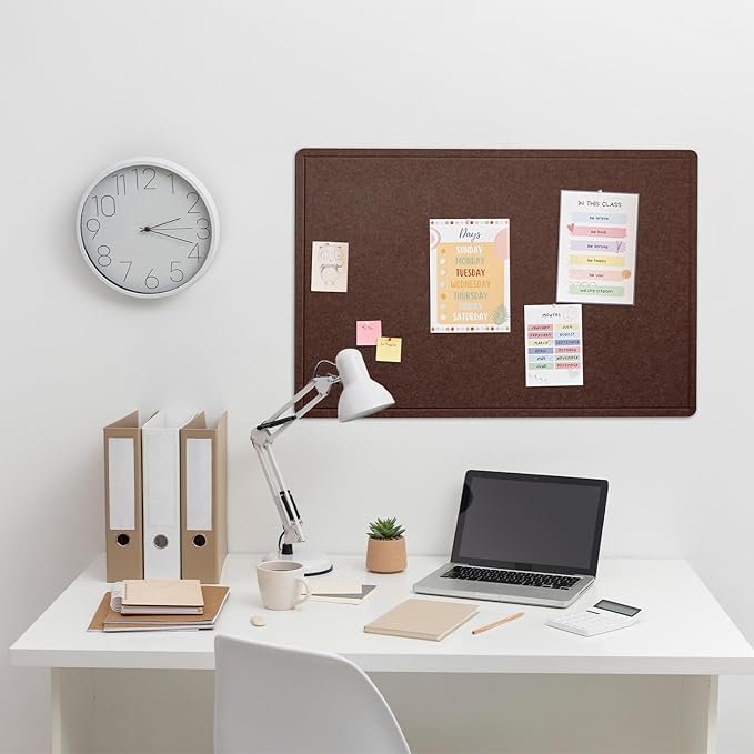 Bulletin Board, 36 x 24 inches Felt Board