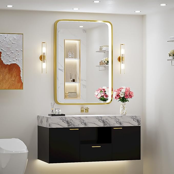 36x24 Inch LED Bathroom Mirror