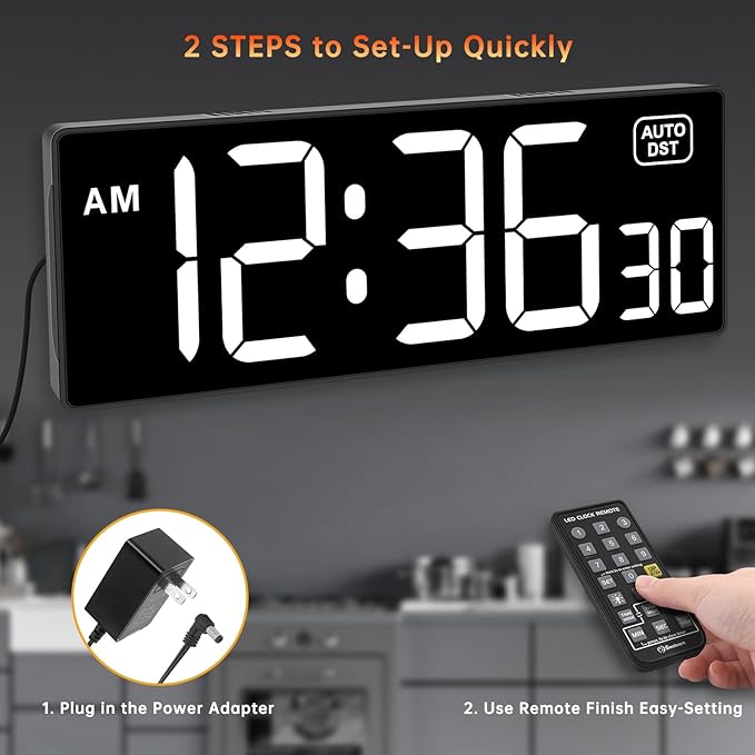 Soobest Digital Wall Clock