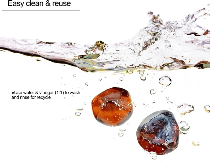 19 Pound Fire Glass Diamonds for Fire Pit 1/2 inch Tempered Glass Rocks Amber