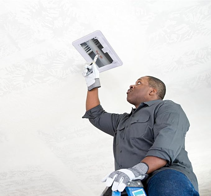 Suteck Plastic Access Panel for Drywall Ceiling 4 x 6 Inch Reinforced Plumbing