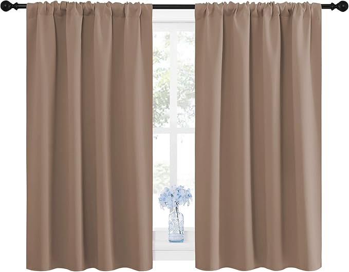 NICETOWN Kitchen Window Blackout Curtains