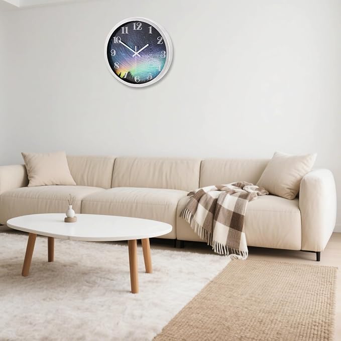 Wall Clock Modern 12 Inch Battery Operated Wall Clocks