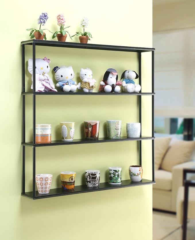 Mango Steam Wall-Mounted Steel Floating Shelving Unit