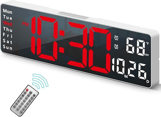 Digital Clock, Digital Wall Clock