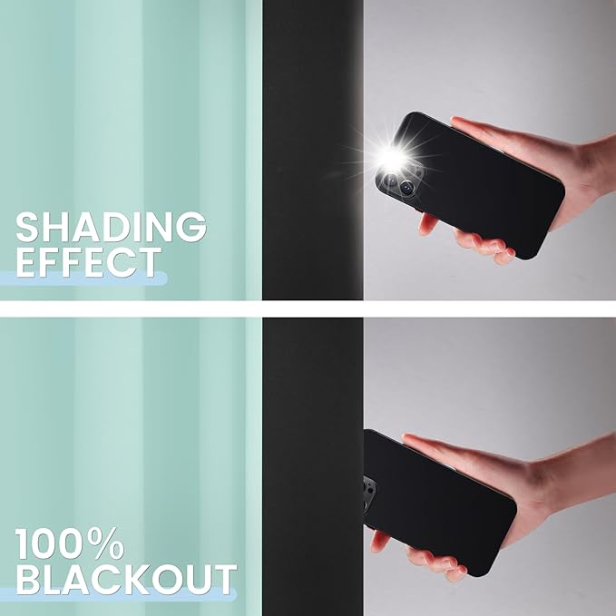 SimpleHome 100% Blackout Curtains