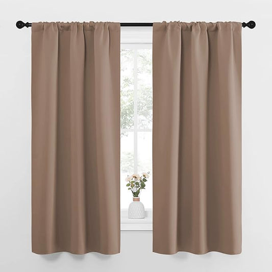 NICETOWN Kitchen Window Blackout Curtains