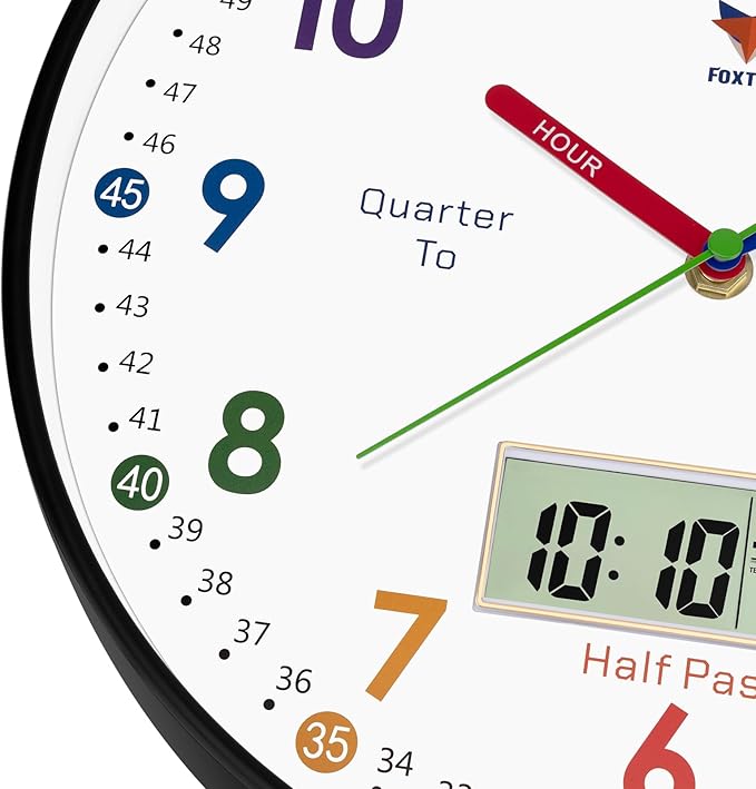 Foxtop Digital and Analog Learning Clock