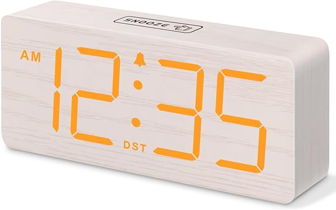 DreamSky Wooden Digital Alarm Clock