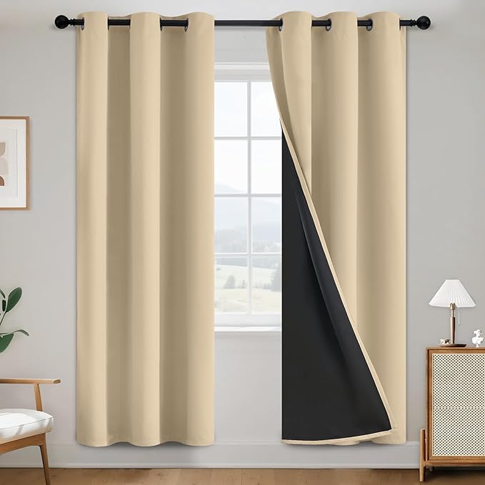 SimpleHome 100% Blackout Curtains