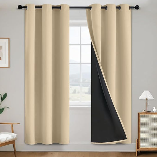 SimpleHome 100% Blackout Curtains