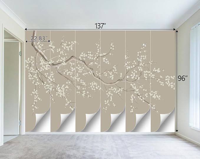 Chinese Style Plum Flower wallpeper Living Room Bedroom Office wall Mural