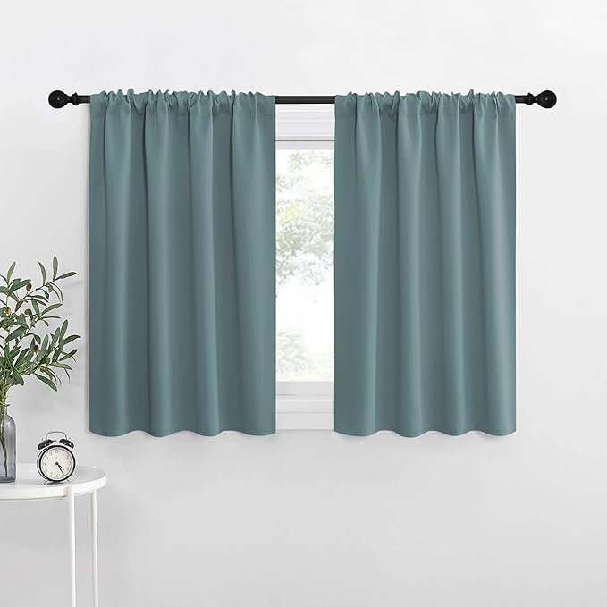 NICETOWN RV Blackout Curtains for Camper Windows, Short Blackout Curtains &