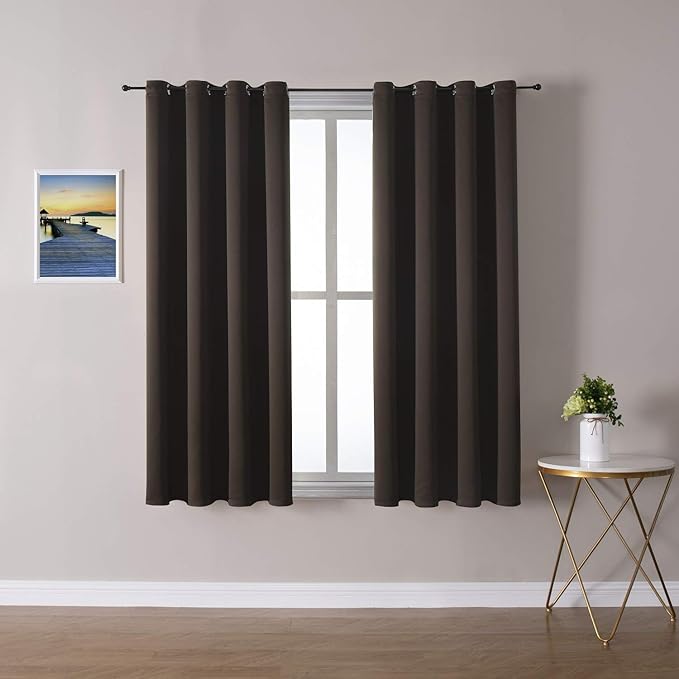 ChrisDowa Grommet Blackout Curtains