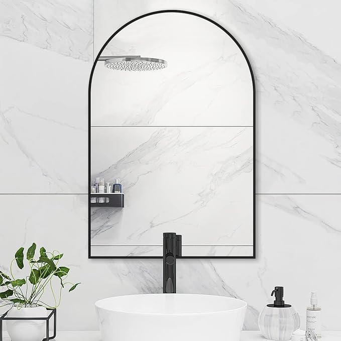 Arched Wall Mirror, Living Room, Hang Vertical or Horizontal
