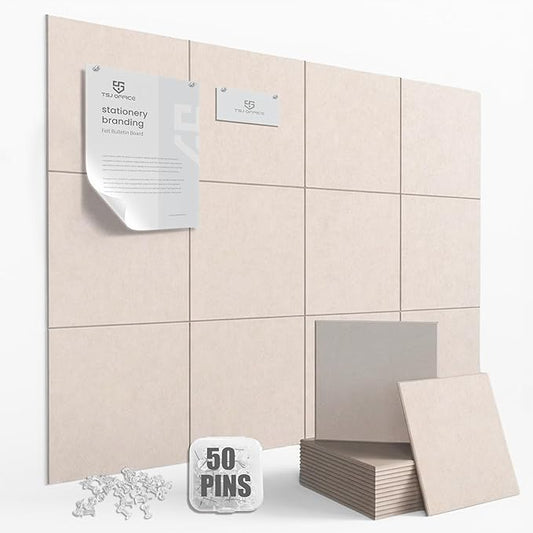 TSJOFFICE Large Cork Board for Wall