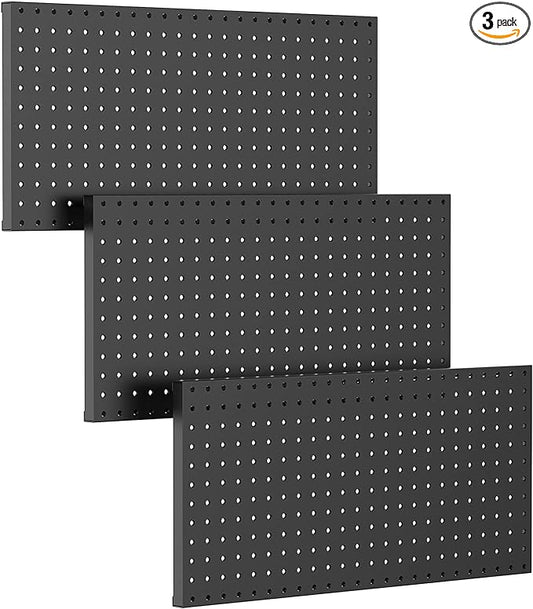TORACK 3 PCS Metal Pegboard Panels