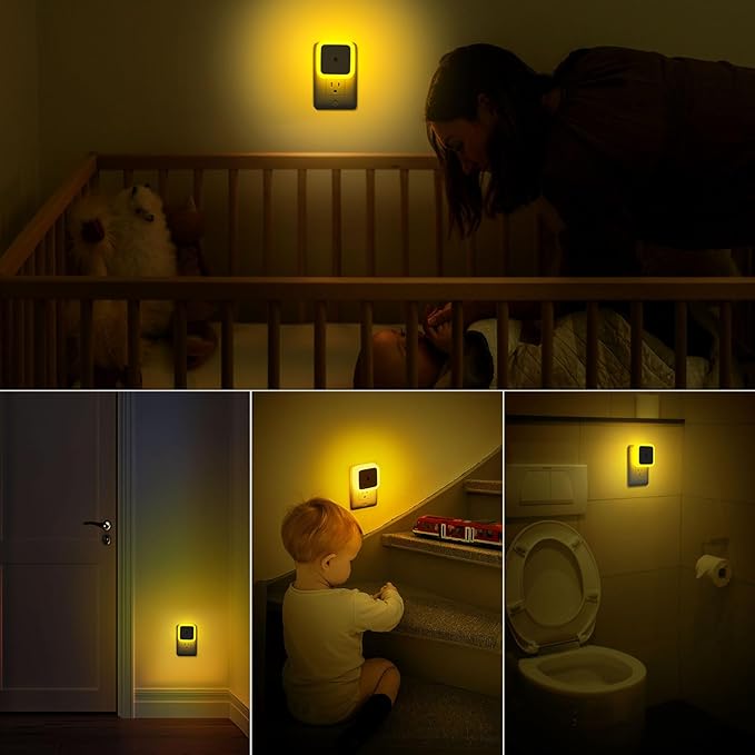 Sujeet Night Light, Night Lights Plug into Wall 8-Pack, Nightlight Plug in
