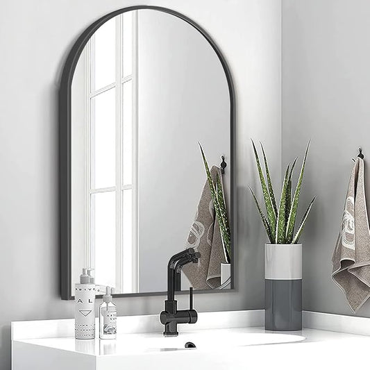 Arched Wall Mirror, Living Room, Hang Vertical or Horizontal