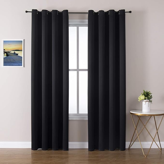 ChrisDowa Grommet Blackout Curtains
