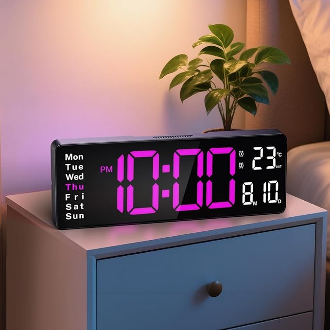 Digital Clock Large Display, Led Big Wall Clocks