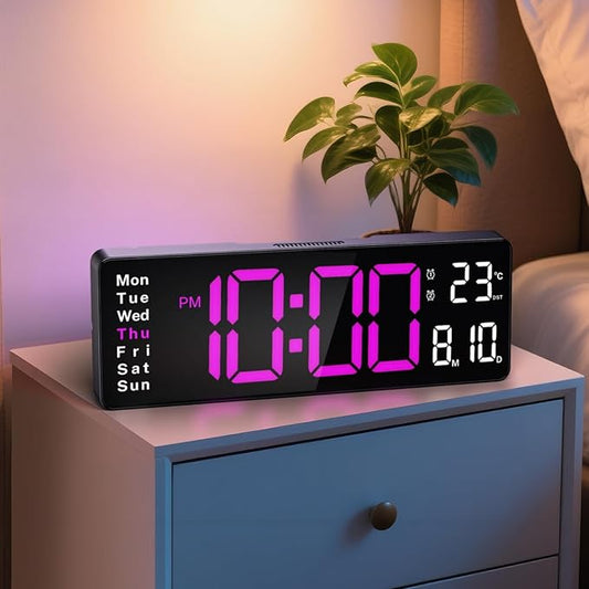 Digital Clock Large Display, Led Big Wall Clocks