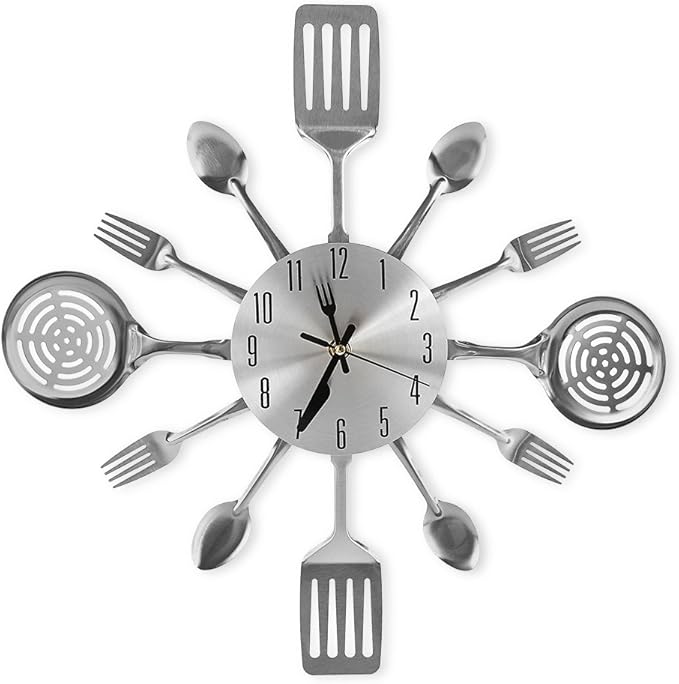 16 Inch Cutlery Kitchen Wall Clocks