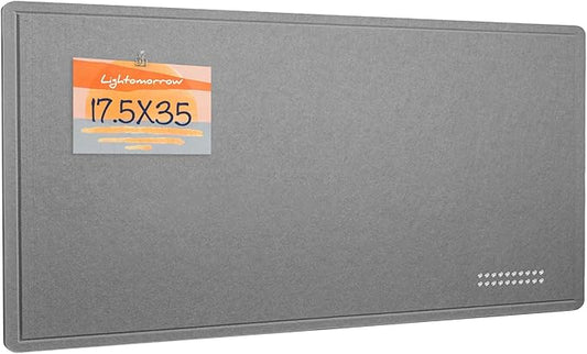 Lightomorrow Bulletin Board, 35 x 17 1/2 inches Felt Board