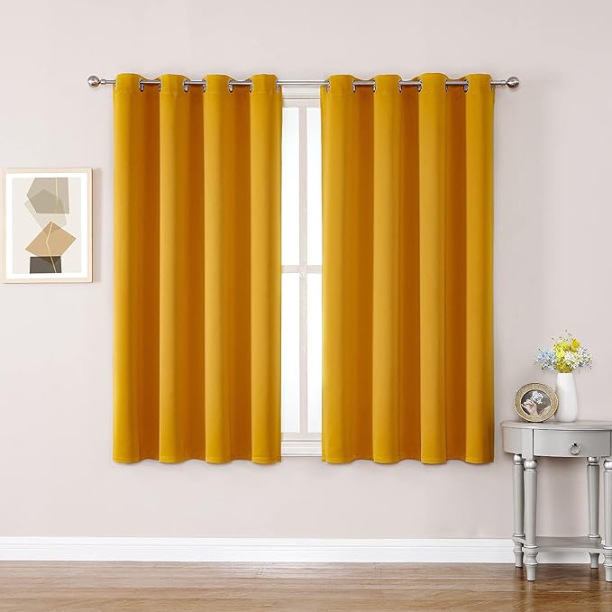 ChrisDowa Grommet Room Darkening Curtains
