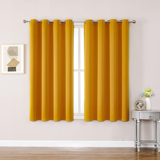 ChrisDowa Grommet Room Darkening Curtains