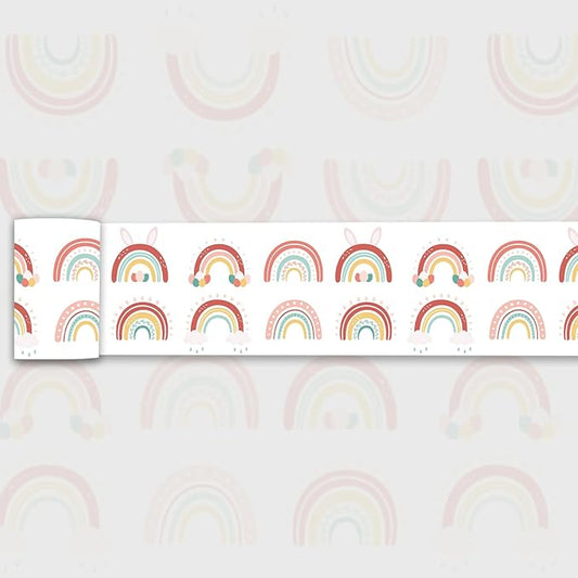 Rainbow Wallpaper Border Peel and Stick Teacher Created Resources Poster