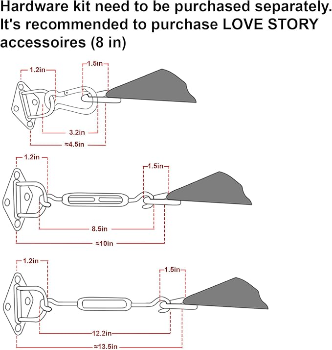 LOVE STORY 16' x 16' x 22' Right Triangle Dark Grey Sun Shade Sail Canopy UV Block for Outdoor Patio Garden Backyard