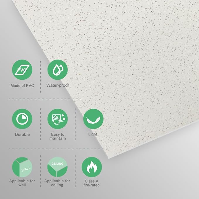 2ft x 2ft Printed Pro Ceiling Tiles