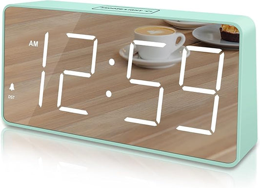 Peakeep Digital Clock, Alarm Clock Battery Backup Powered