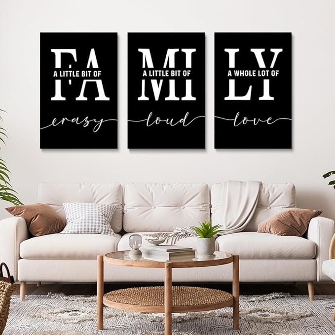 GUBIYU Home Wall Art for Living Room & Dining Room