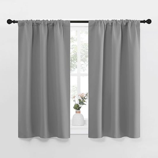 NICETOWN RV Blackout Curtains for Camper Windows, Short Room Darkening Drapes