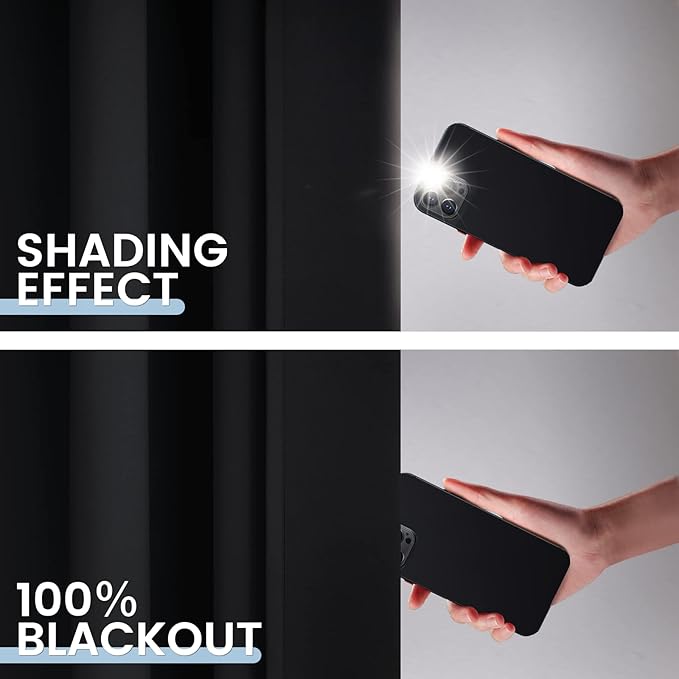 SimpleHome 100% Blackout Curtains