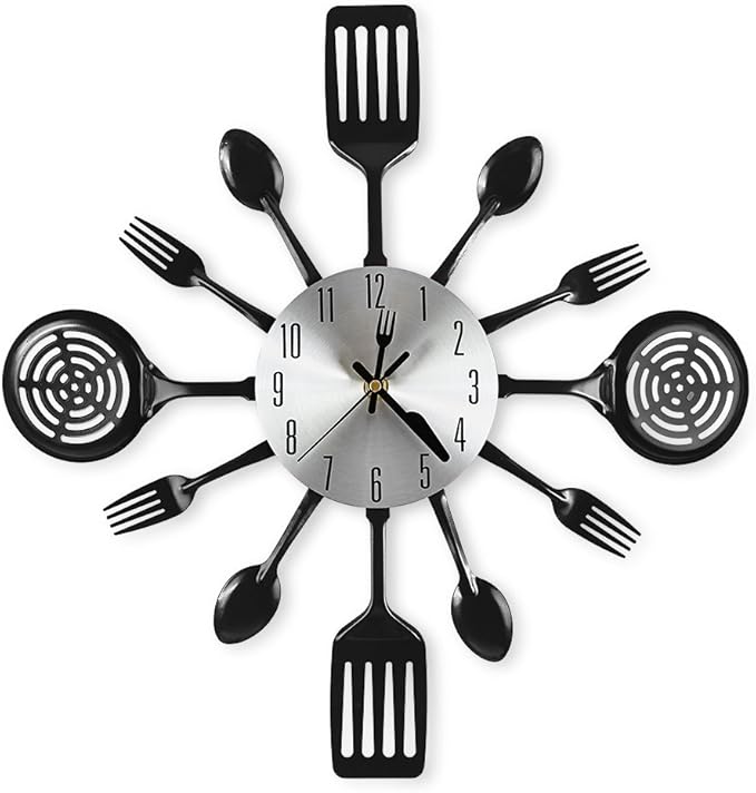 16 Inch Cutlery Kitchen Wall Clocks