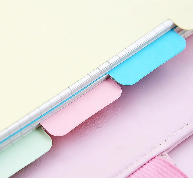 (2-Pack) A6 Lined Paper Refills for Filofax Personal Binder Planner - 160 Sheets/320 Pages Paper with 5 Colorful Binder Dividers, 3.75" x 6.75"