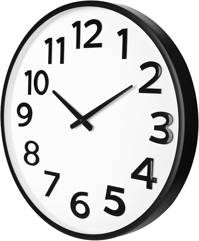 Crosstime 20 Inch Large Wall Clock